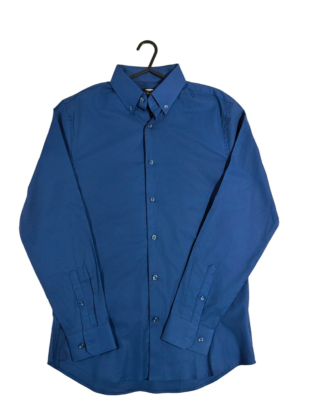 Express Men's Button-Down Dress Shirt - Royal Blue